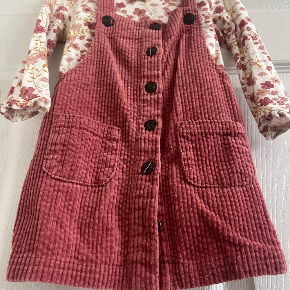 12-18 month girl jumper dress outfit
